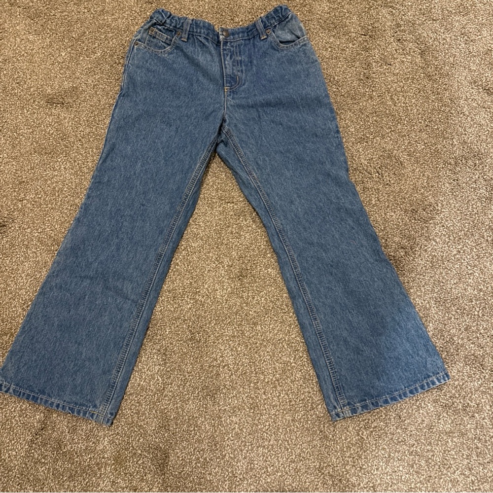Lands' End Boys Size 8 Elastic Waist Jeans